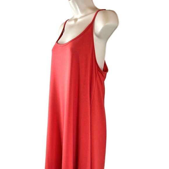 LOU & GREY Summer Shift Dress Spaghetti Strap Size Medium - Picture 3 of 8